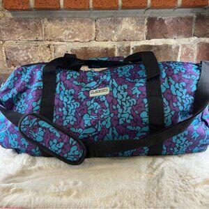 Aussports Australia Purple & Blue Crossbody Overnight Duffle Luggage Travel Bag
